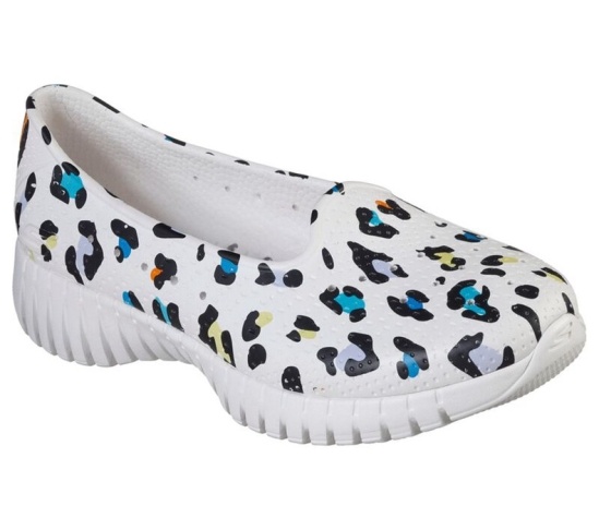 Skechers Cali Gear: Gowalk Smart - Island Girl Slip On Damske Biele / Viacfarebný | 825-BTNJXR