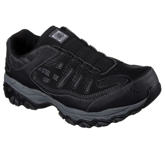 Skechers Cankton - Ebbitt St Pracovne Cizmy Panske Čierne | 295-FHBWYO