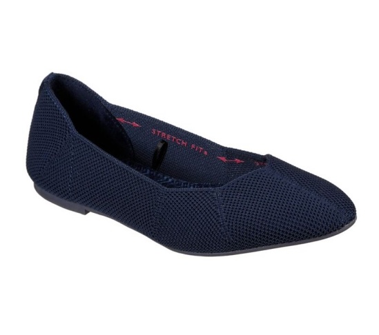 Skechers Cleo - 3 Carats Balerinky Damske Námornícka Modrá | 683-WUTRCH