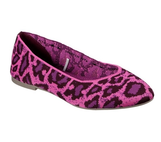 Skechers Cleo - Claw-Some Balerinky Damske Ruzove / Nachový | 645-VKSHEB
