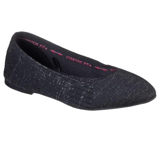 Skechers Cleo - Crave Balerinky Damske Čierne | 760-CEHDUI