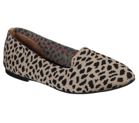 Skechers Cleo - Knitty Kitty Balerinky Damske Hnede / Čierne | 834-GZLNMS