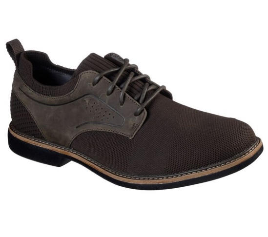 Skechers Clubman - Westside Snurovacie Topanky Panske Tmavo Siva | 290-GORUFD