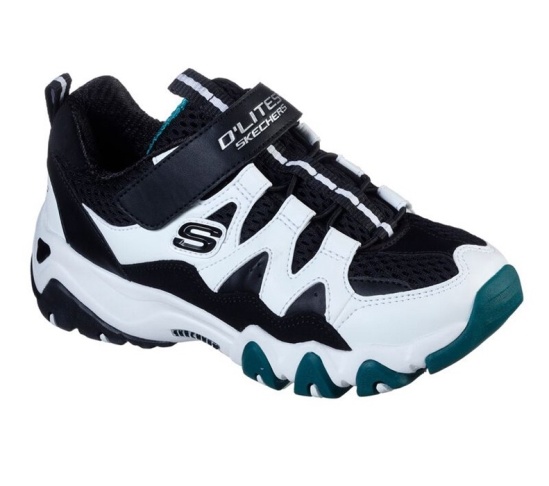 Skechers D'lites 2 - Nano-Waves Tenisky Chlapcenske Biele / Zelene | 409-CNEQJW