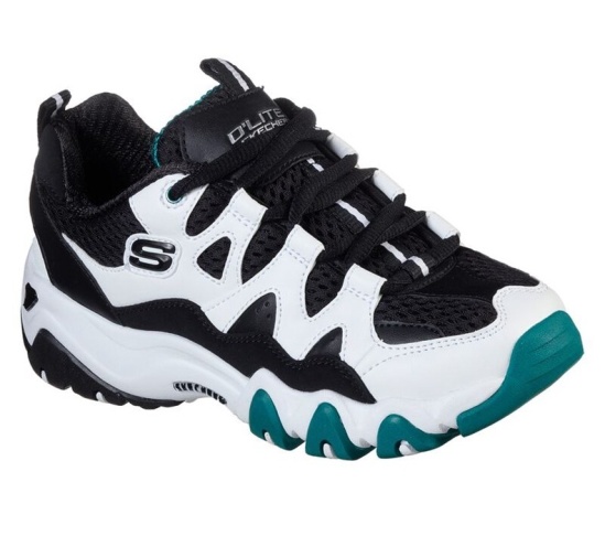 Skechers D'lites 2 - Tidal Wave Tenisky Chlapcenske Biele / Zelene | 639-IHKTAZ