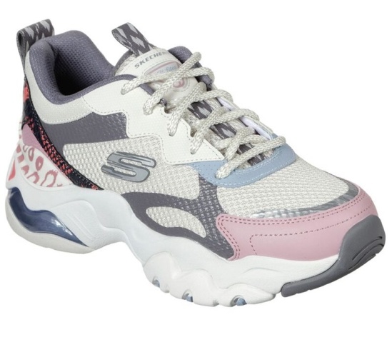 Skechers D'lites 3.0 Air - Wild Days Tenisky Damske Béžové / Viacfarebný | 750-QWUPSH