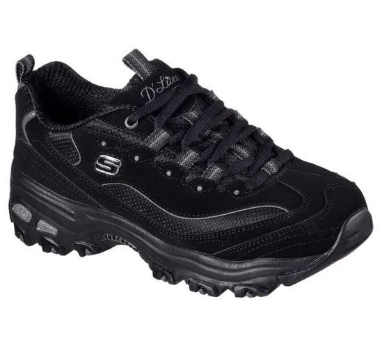 Skechers D'lites - Biggest Fan Tenisky Damske Čierne | 547-HFIXVR