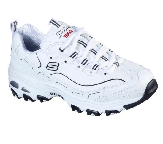 Skechers D'lites - Lite'lee Tokyo Tenisky Damske Biele | 968-SQKINX
