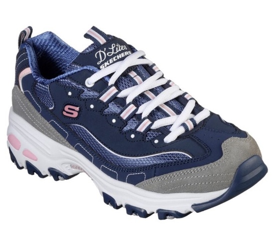Skechers D'lites - New Journey Tenisky Damske Námornícka Modrá / Siva | 983-VHKMGS