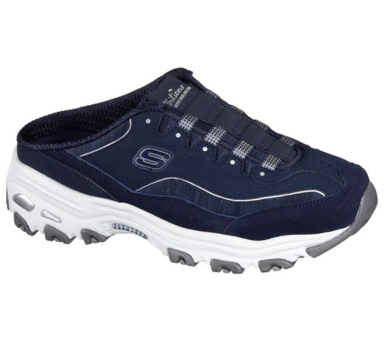 Skechers D'lites - Resilient Slip On Damske Námornícka Modrá / Biele | 174-KHBSLJ