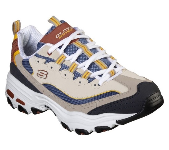 Skechers D'lites Tenisky Panske Hnede | 715-IKOEZV