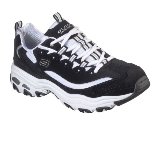 Skechers D'lites Tenisky Panske Čierne / Biele | 170-WAPYLF