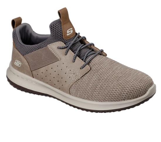 Skechers Delson - Camben Slip On Panske Hnedožltý | 458-KXFDRU
