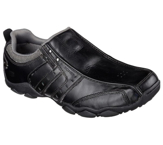 Skechers Diameter Slip On Panske Čierne | 157-FXIDHZ
