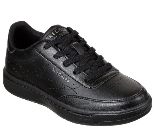 Skechers Downtown - Hold Kourt Tenisky Damske Čierne | 345-QEMWKJ