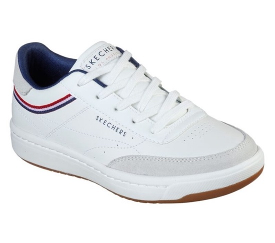 Skechers Downtown - Klassic Kourts Tenisky Damske Biele | 138-AKRNHL