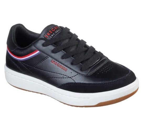 Skechers Downtown - Klassic Kourts Tenisky Damske Čierne | 914-YORAMD