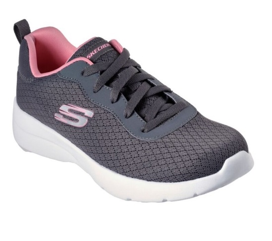 Skechers Dynamight 2.0 - Eye To Eye Tenisky Damske Siva / Koralove | 095-LCKNTF