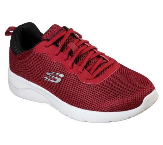 Skechers Dynamight 2.0 - Rayhill Tenisky Panske Červené / Čierne | 831-QGCYEA