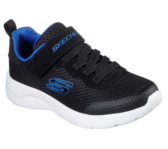 Skechers Dynamight 2.0 - Vordix Tenisky Chlapcenske Čierne / Kráľovská Modrá | 075-EABWYC
