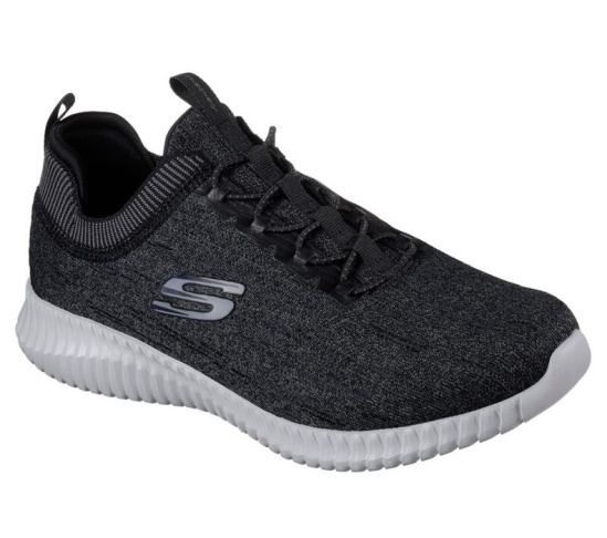 Skechers Elite Flex - Hartnell Slip On Panske Čierne / Siva | 230-FWMPXH