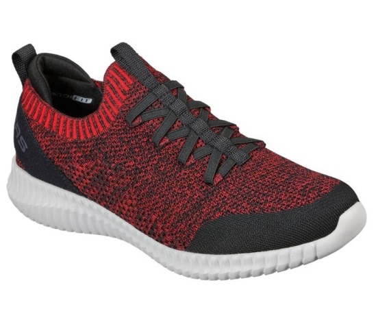 Skechers Elite Flex - Karnell Slip On Panske Červené / Čierne | 529-PBTIOC