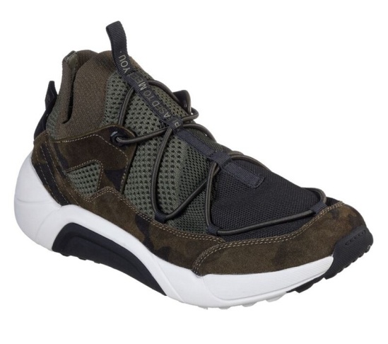 Skechers Enduro - Jolla Slip On Panske Olivovo Zelená / Siva | 429-QRNJCH
