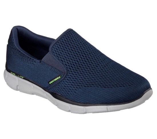 Skechers Equalizer - Double Play Slip On Panske Námornícka Modrá | 902-WSZETM