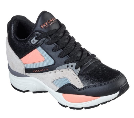 Skechers Essential - Lftd Lyf Tenisky Damske Čierne / Viacfarebný | 945-TUFBJN