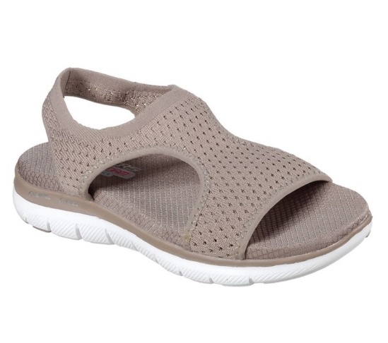 Skechers Flex Appeal 2.0 - Deja Vu Sandale Damske Siva | 721-FNTWZB