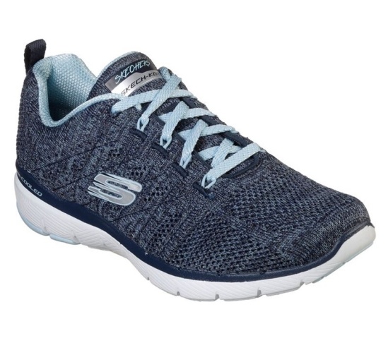 Skechers Flex Appeal 3.0 - High Tides Tenisky Damske Námornícka Modrá / Modre | 164-KJPZON