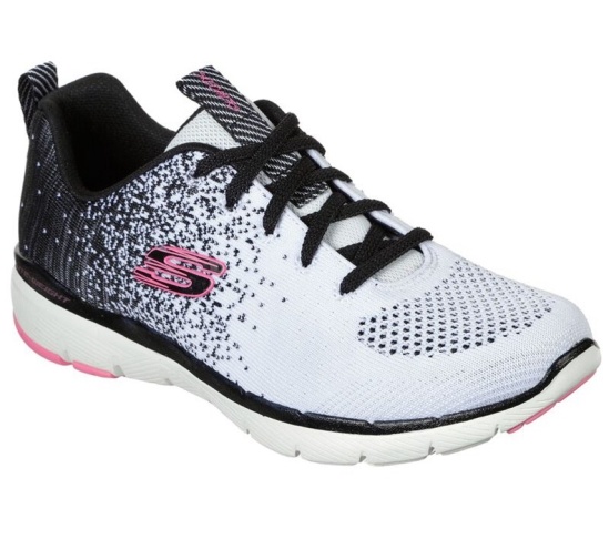 Skechers Flex Appeal 3.0 - She's Iconic Tenisky Damske Biele / Čierne | 495-YBSWOR