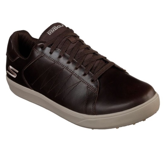 Skechers Go Drive 4 - Lx Golfove Topanky Panske Čokoláda | 629-YGTAUO