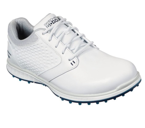 Skechers Go Elite V.3 - Deluxe Golfove Topanky Damske Biele / Námornícka Modrá | 836-KRTJIW