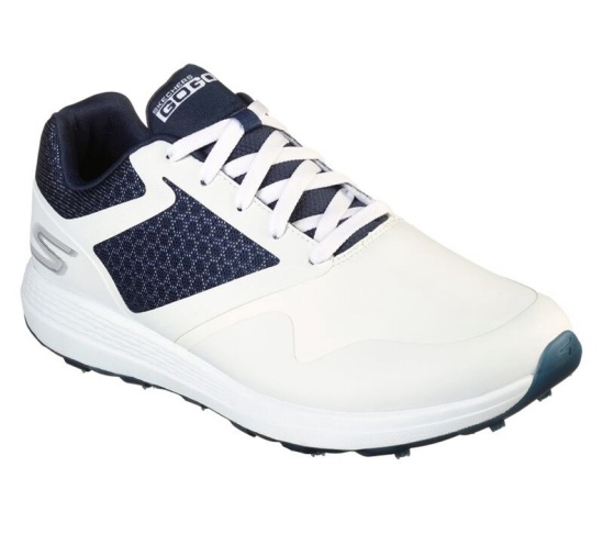 Skechers Go Max Golfove Topanky Panske Biele / Námornícka Modrá | 064-ITECRY