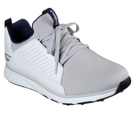Skechers Go Mojo Elite Golfove Topanky Panske Biele / Siva | 157-CTVMFY