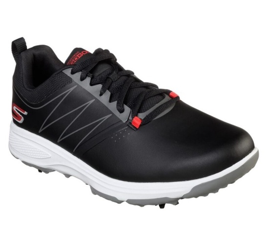 Skechers Go Torque Golfove Topanky Panske Čierne / Červené | 062-DCPIXR