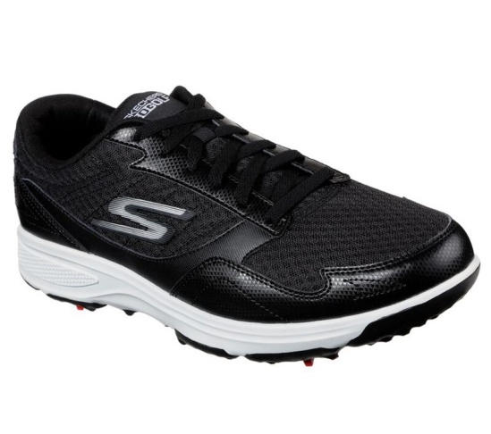 Skechers Go Torque - Športové Rf Golfove Topanky Panske Čierne / Biele | 705-JWHODU