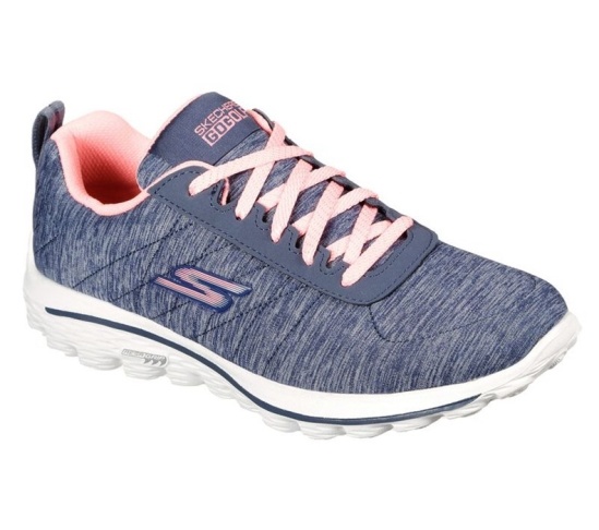 Skechers Go Walk Športové Golfove Topanky Damske Námornícka Modrá / Ruzove | 593-HLGNWY
