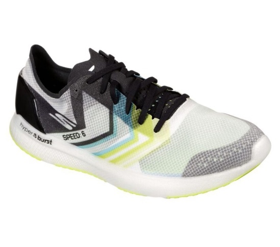 Skechers Gomeb Speed 6 Hyper Tenisky Panske Biele / Svetlo Zelene | 615-GEKLJF