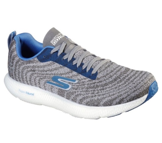 Skechers Gorun 7 Bezecke Topanky Panske Siva / Modre | 706-GJPUKH