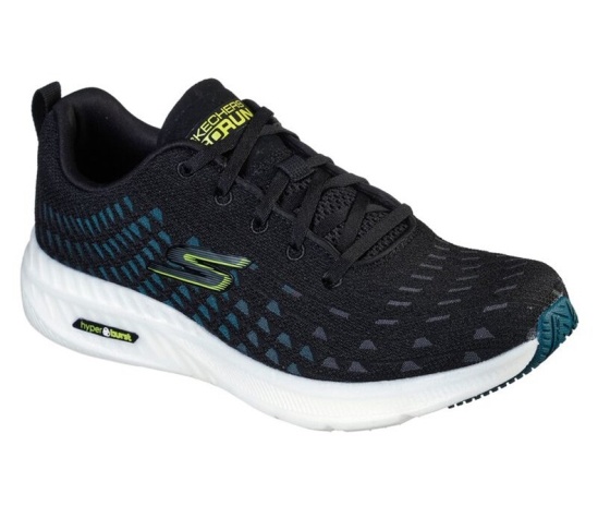 Skechers Gorun Hyper Burst - Solar Bezecke Topanky Panske Čierne / Modre | 706-VIAGXZ