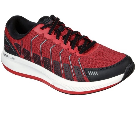 Skechers Gorun Pulse - Alanine Bezecke Topanky Panske Červené / Čierne | 932-UGYNKJ