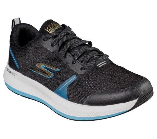 Skechers Gorun Pulse - Specter Bezecke Topanky Panske Čierne / Modre | 860-NXZCOT