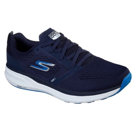 Skechers Gorun Pure 2 Bezecke Topanky Panske Námornícka Modrá / Modre | 950-HTKMWI