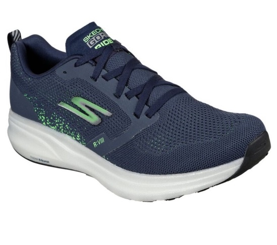 Skechers Gorun Ride 8 Hyper Bezecke Topanky Panske Námornícka Modrá / Zelene | 086-BXIRPE