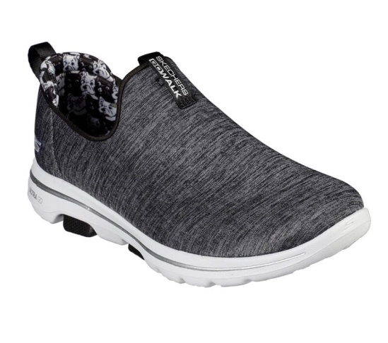 Skechers Gowalk 5 - Best Friend Tenisky Damske Čierne / Biele | 215-WASBDR