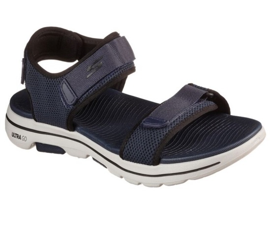 Skechers Gowalk 5 - Cabourg Sandale Panske Námornícka Modrá / Čierne | 973-VUQAJZ