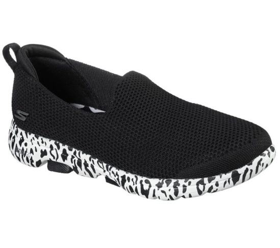 Skechers Gowalk 5 - Edgy Slip On Damske Čierne / Biele | 721-UQTBDE
