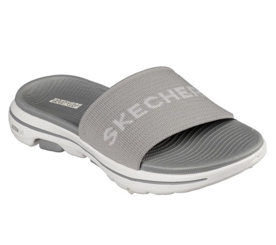 Skechers Gowalk 5 - Heatwave Slapky Damske Siva | 250-RSKZJH